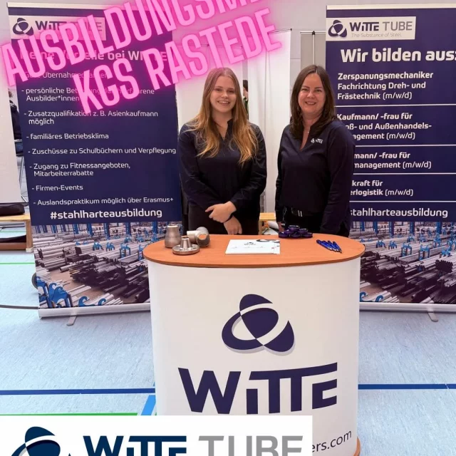 Heute war Janina mit Janice auf der Ausbildungsmesse der KGS Rastede. Gemeinsam haben sie die verschiedenen Ausbildungsb...